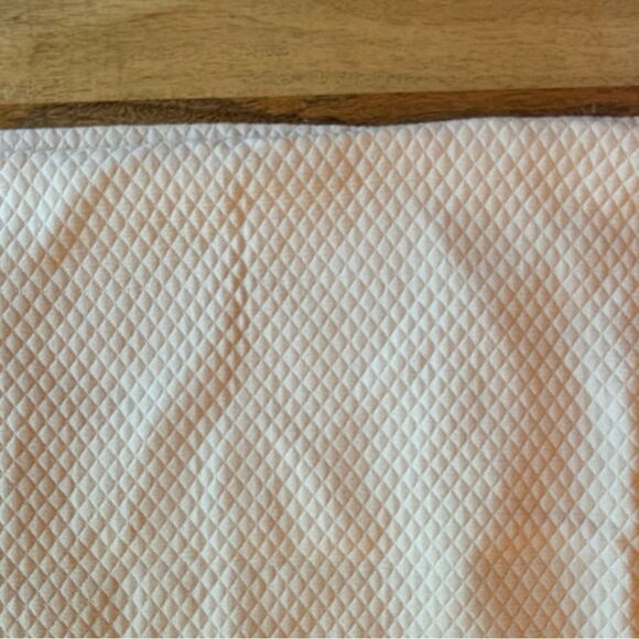 Ballard Designs Set of 2 Signature Diamond Matelasse King Shams Cream Ivory - Picture 3 of 4